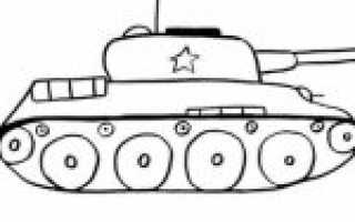 Как нарисовать танк для детей, Тигр, КВ-2, Т-34 — правила рисования и идеи оформления рисунка